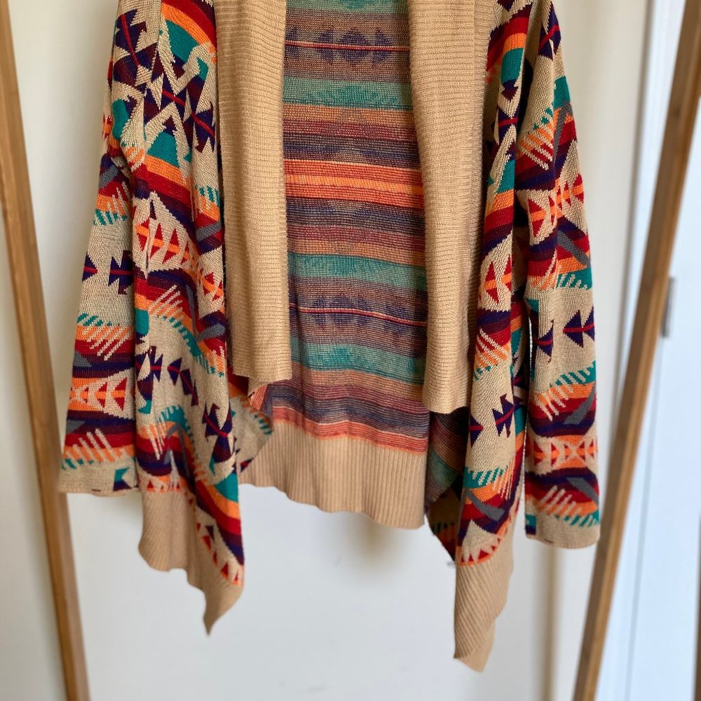 Aztec Print Cardigan - Picture 6 of 8